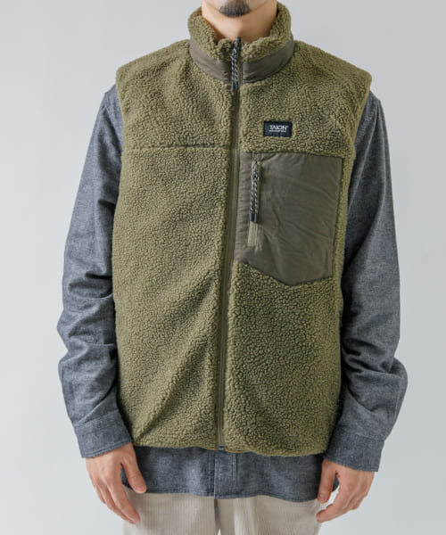 TAION　DOWNxBOA REVERSIBLE VEST