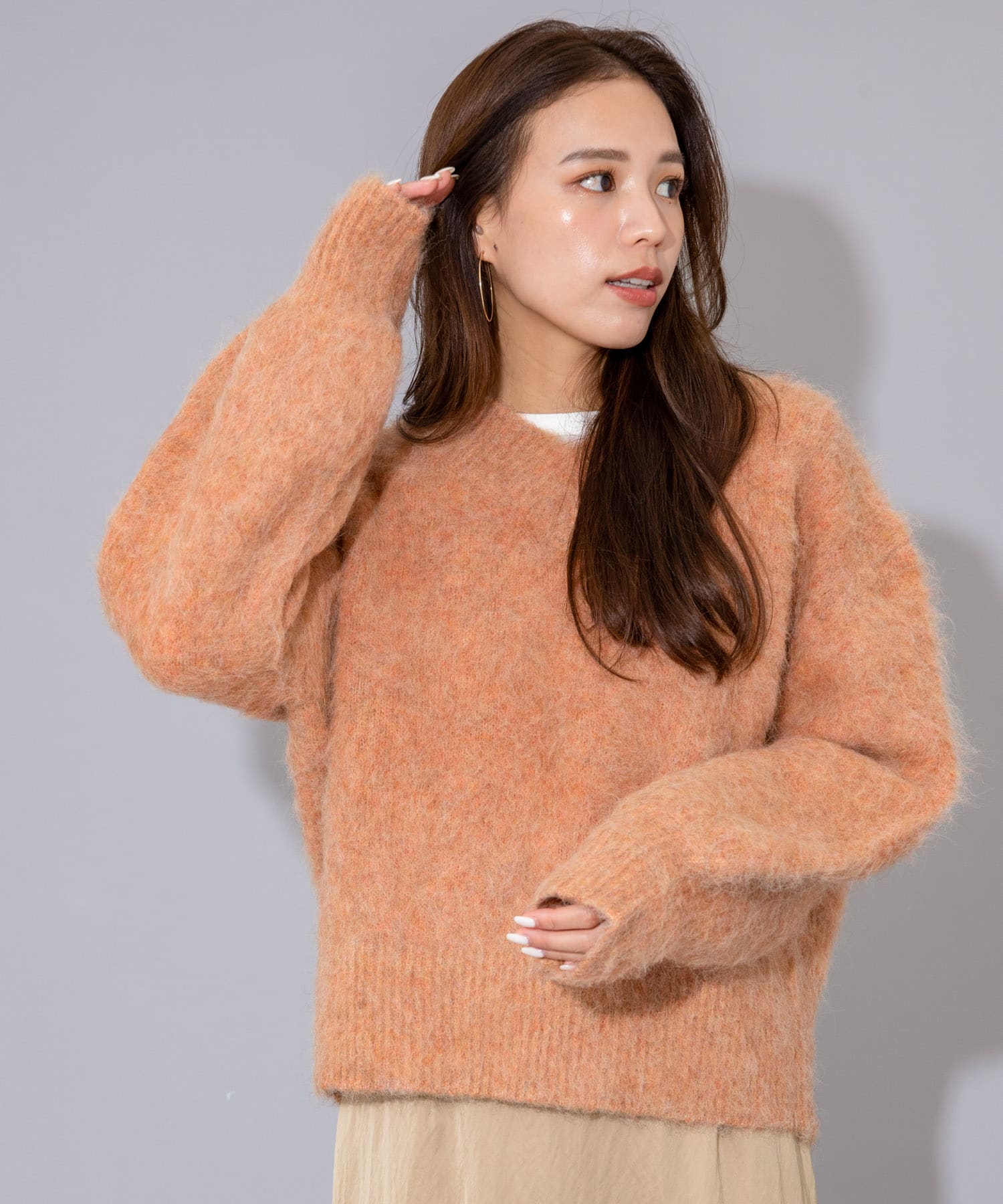 MANON MOHAIR VNECK KNIT[MNNKT021-ML26n]｜URBAN RESEARCH公式