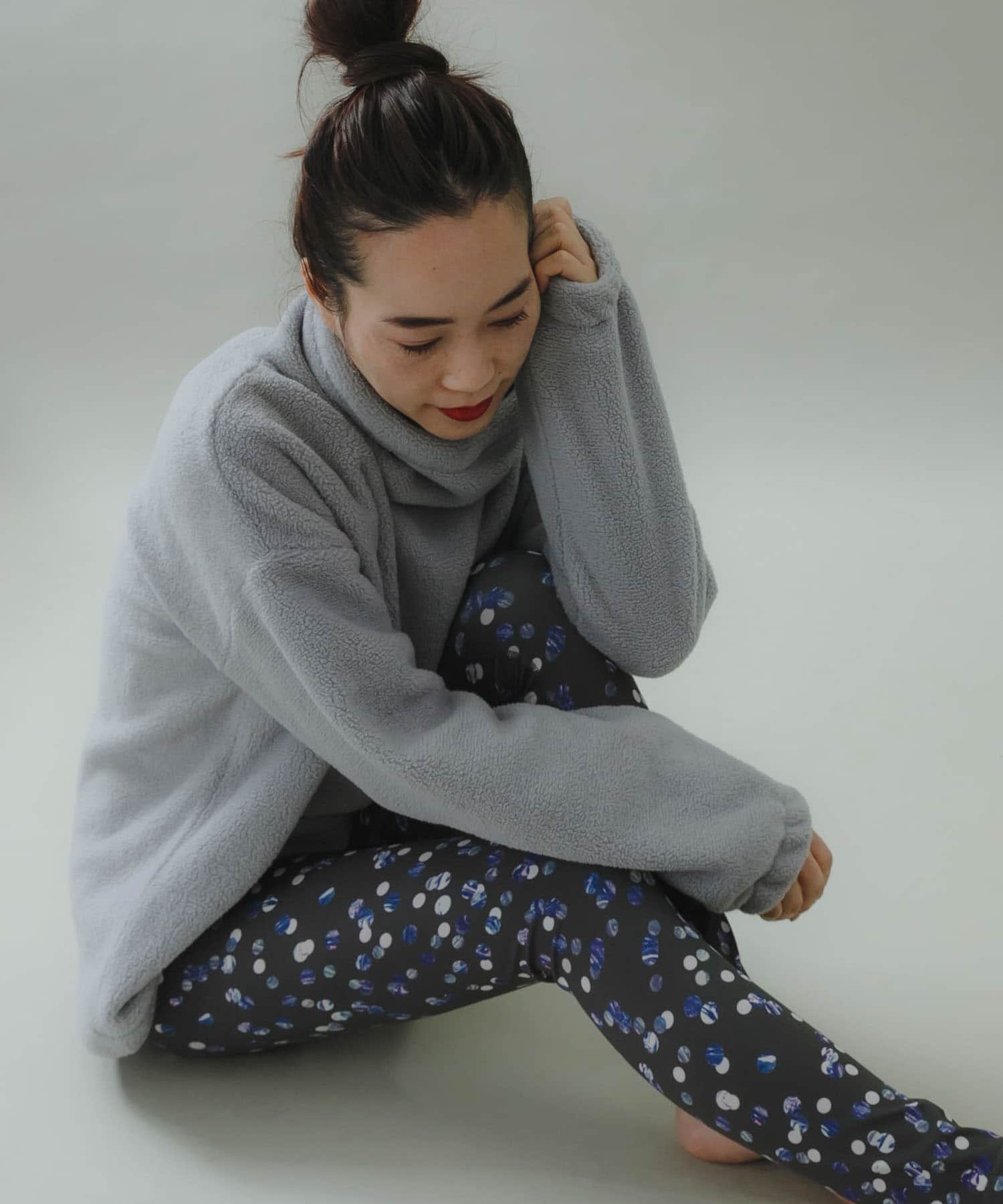 Fleece shop turtleneck pullover