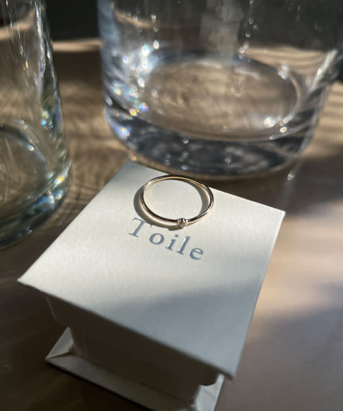『別注』Toile×DOORS　10K Diamond Ring