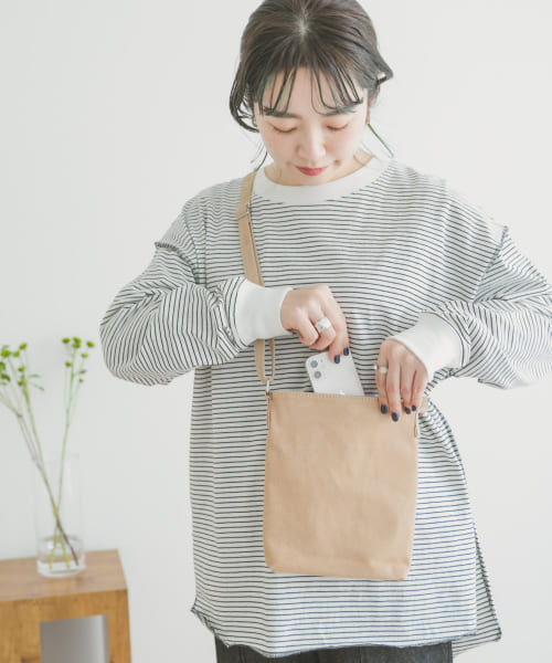 PIG LEATHER ミニショルダーバッグ
