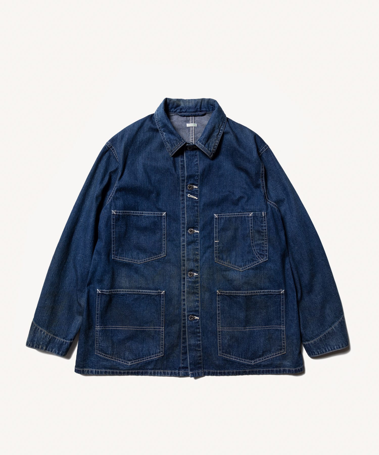 アプレッセ A.PRESSE デニムカバーオール ジャケット Denim Coverall Jacket 2 インディゴ indigo 定価52800円 23SAP-01-16M 日本製