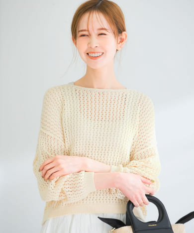 コットンメッシュニットプルオーバー[RA34-22U401]｜URBAN RESEARCH