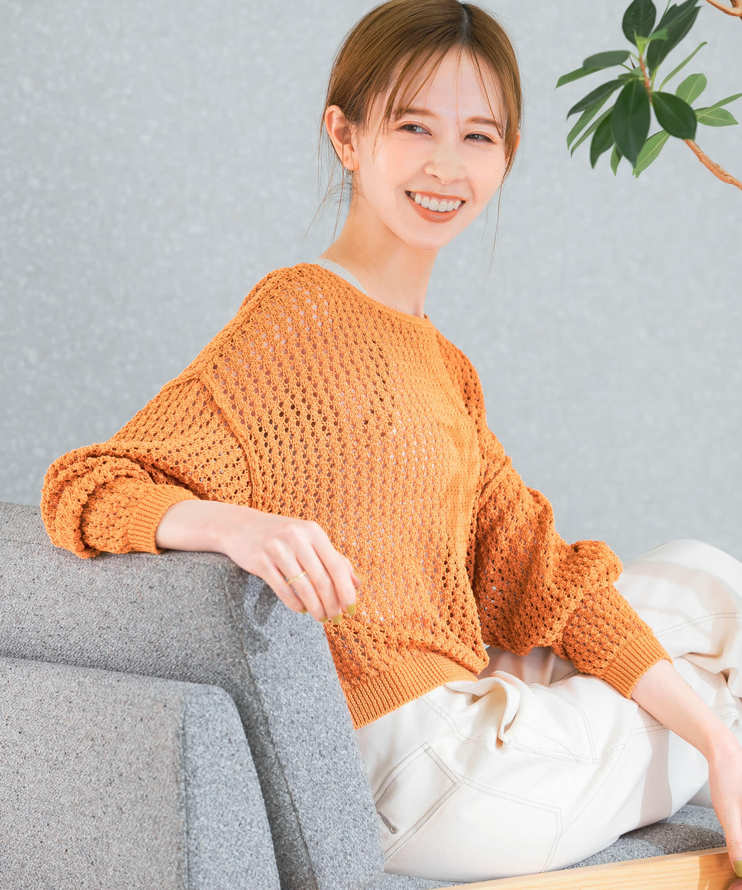コットンメッシュニットプルオーバー[RA34-22U401]｜URBAN RESEARCH