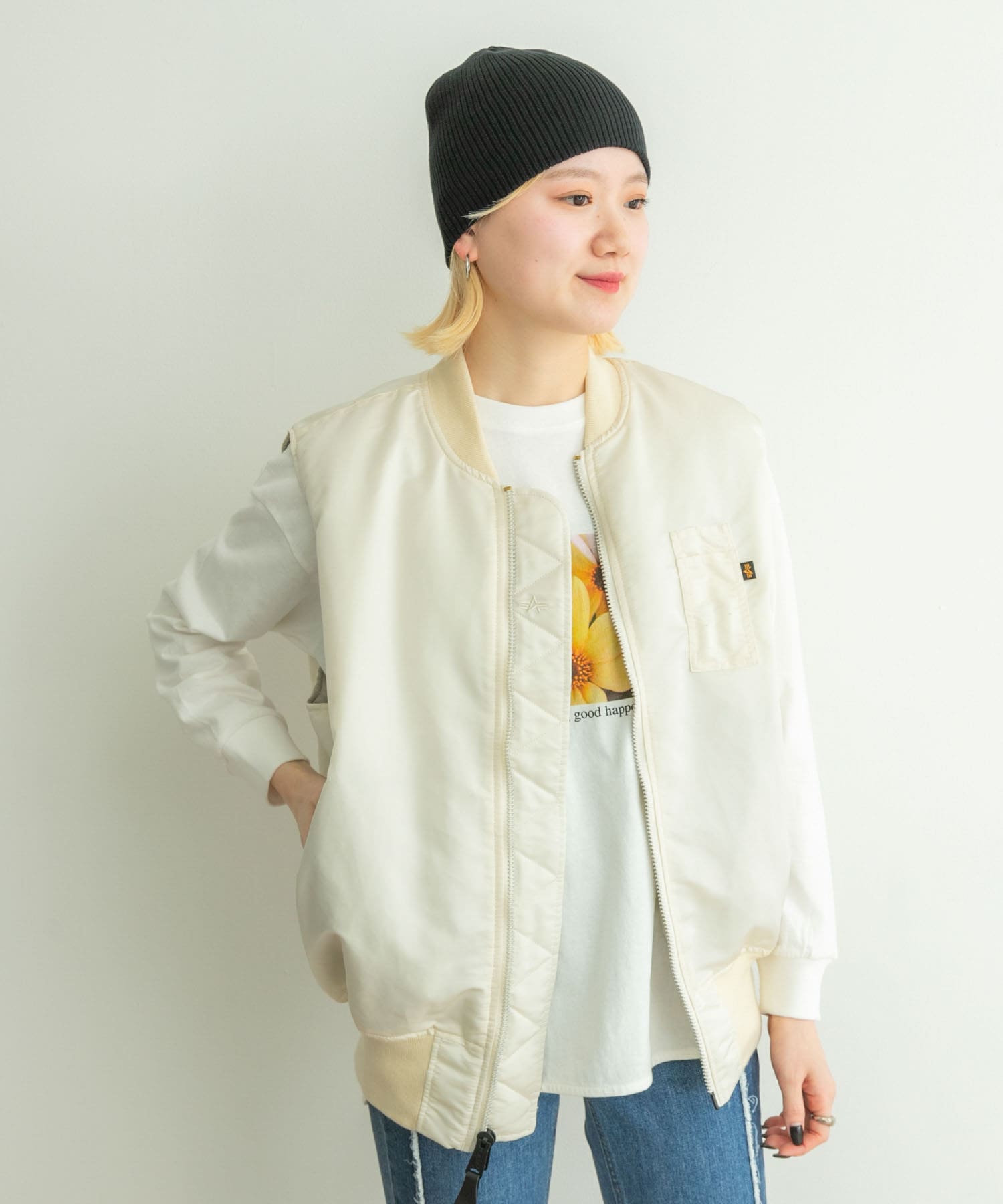 ユニセックス』ALPHA INDUSTRIES MA-1 VEST[AP-TA0692-MU35n]｜URBAN