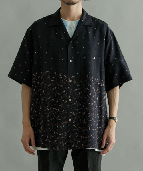 SEVEN BY SEVEN　OPEN COLLAR SHIRTS SHORT-SLEEVE
