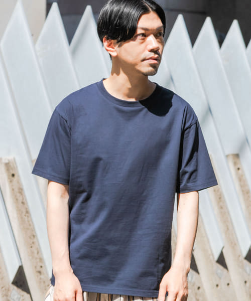 『XLサイズあり』汗染み防止クルーネック半袖Tシャツ