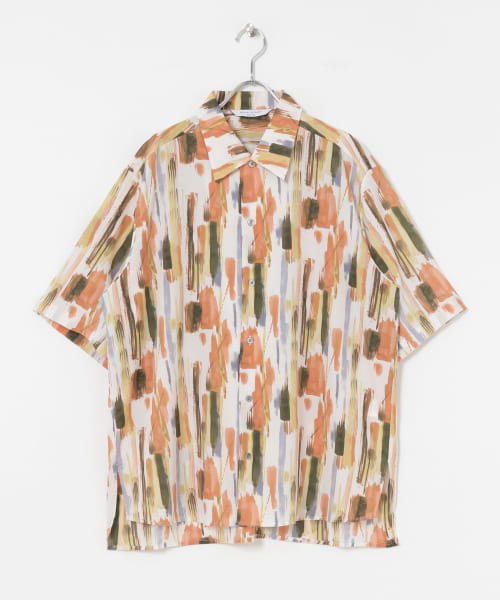 MANUAL ALPHABET　BEACH#2 OPENCOLLAR SHIRTS