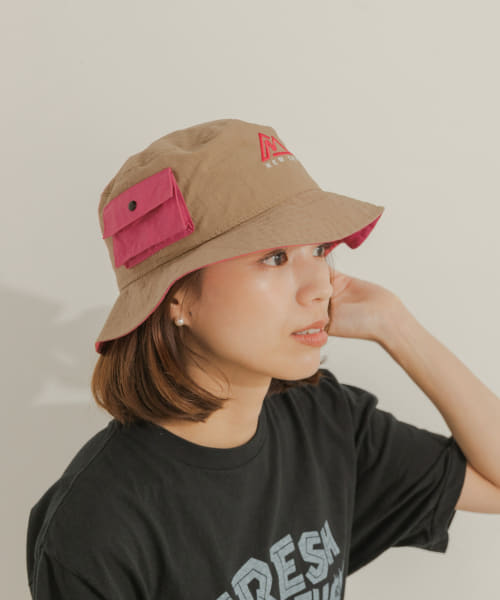 『ユニセックス』New Era　ML Logo Bucket-01