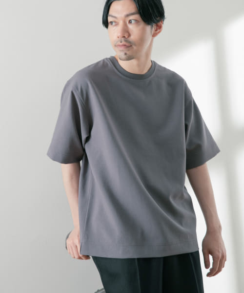 『接触冷感』クールタッチ エステルトロ布帛Tシャツ