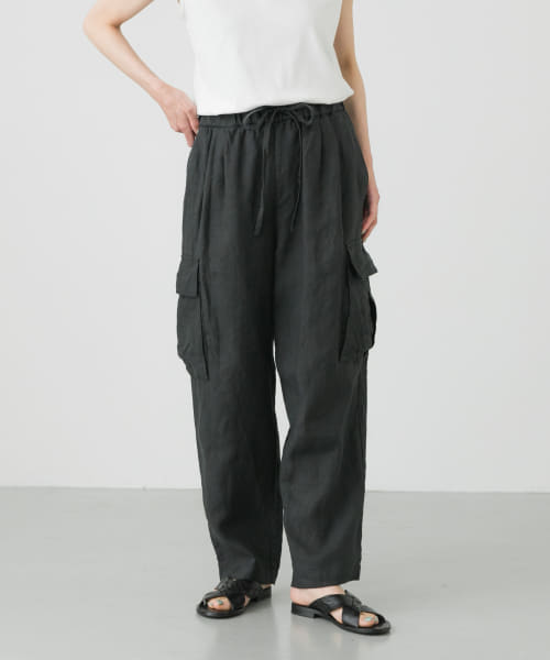 WIRROW　Linen cargo pants