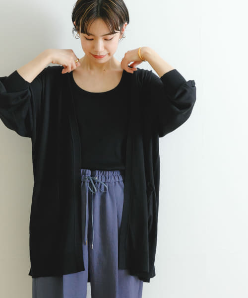 UVカット加工ガウンカーディガン