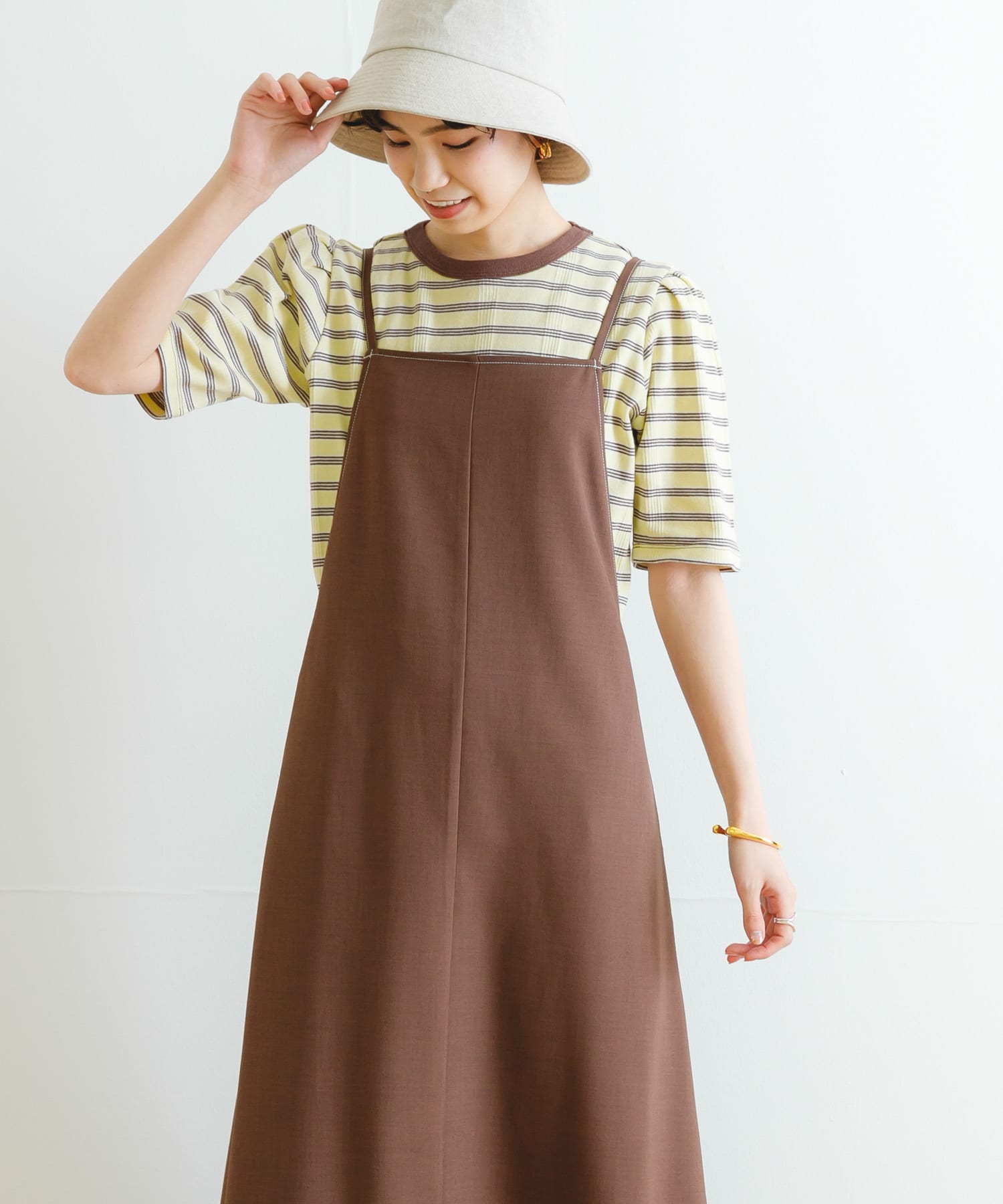 配色ステッチキャミワンピース[UR35-26O002]｜URBAN RESEARCH公式