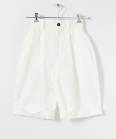 nicholson&nicholson　コットンリネンハーフパンツ