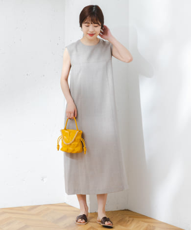 F by ROSSO ウォッシャブルAラインワンピース[RA35-26F507]｜URBAN