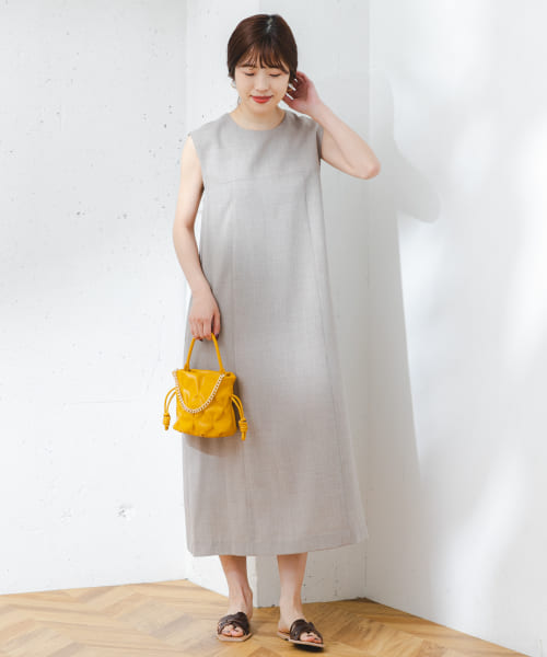 F by ROSSO　ウォッシャブルAラインワンピース