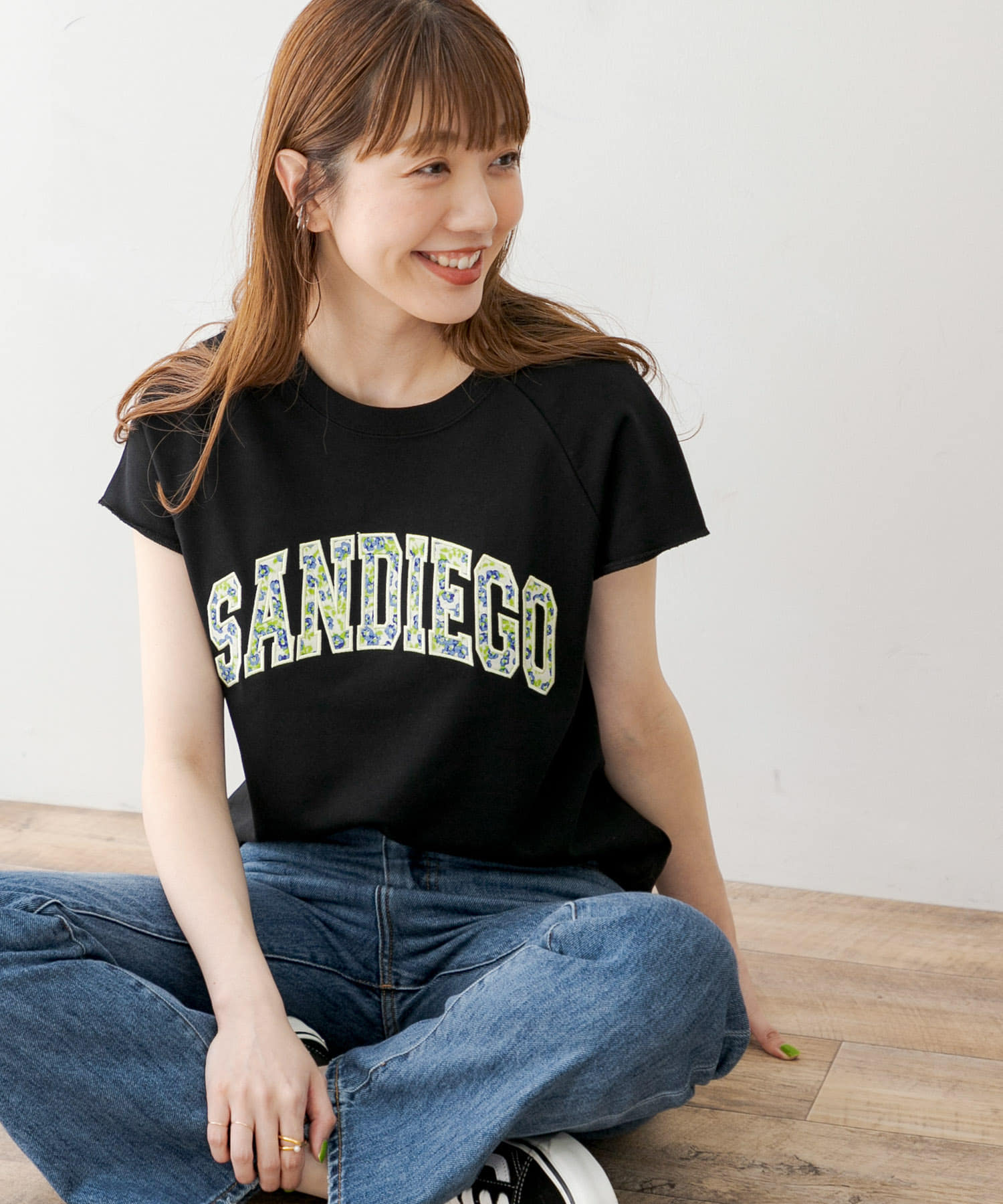 USEDLIKEアップリケ刺繍Tシャツ[LA35-21R901]｜URBAN RESEARCH公式