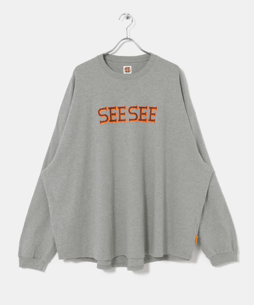 『別注』SEESEE×URBS　SUPER BIG ROUND LONG-SLEEVE TEE
