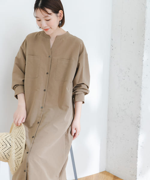 F by ROSSO　クールタッチシャツワンピース