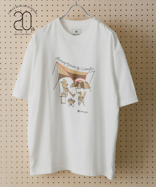 『別注』snow peak apparel×DOORS　20th EasyGoingCampT