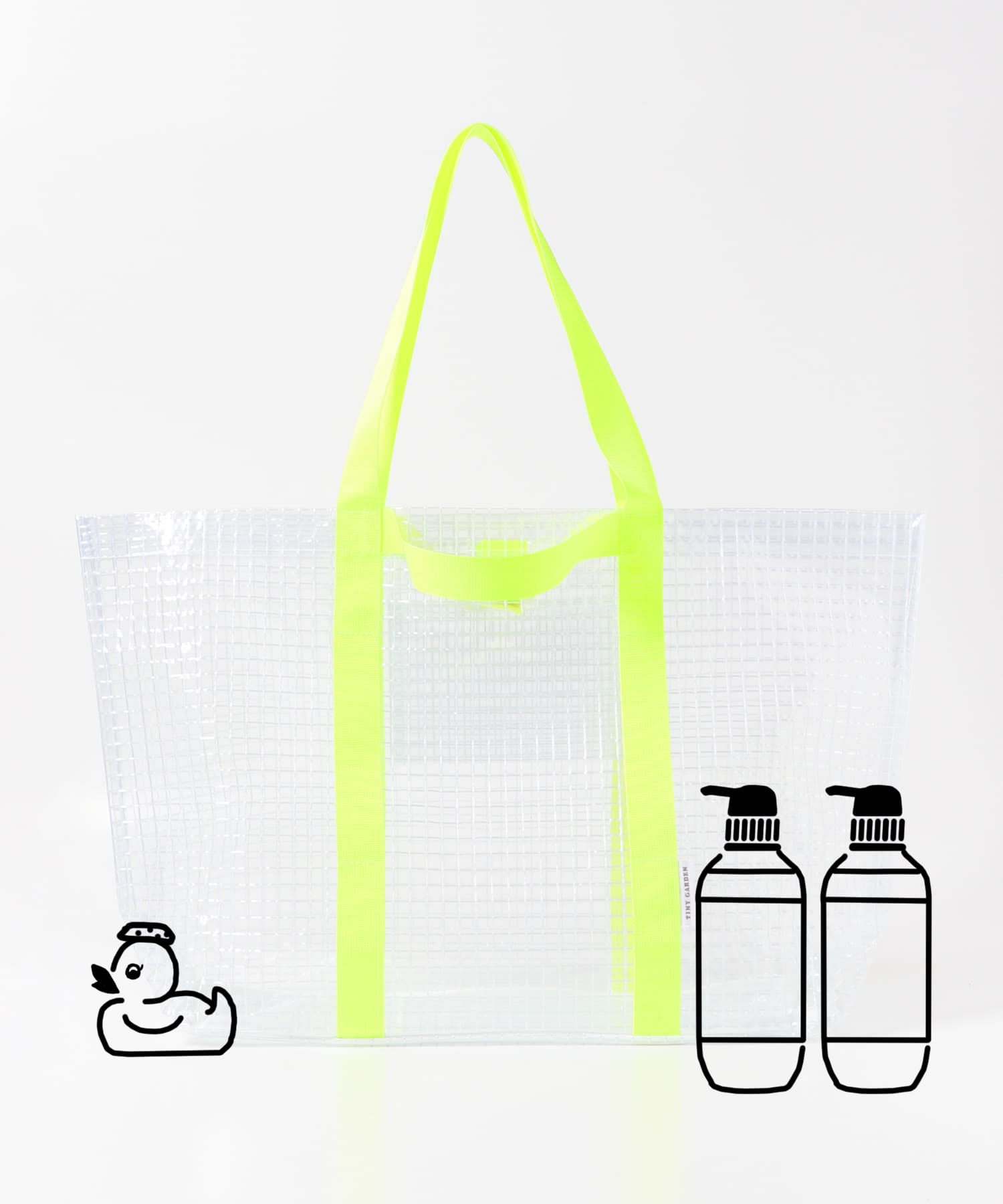 TINY GARDEN PRODUCTS マルチユースクリアバッグ L[FP35-2AI035