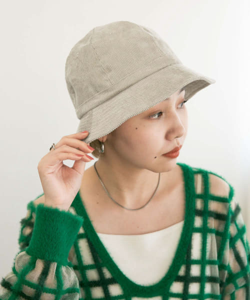 コーデュロイバケットHAT