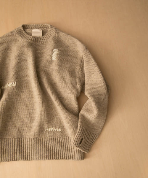 refomed　GRANNY REPAIR KNIT SWEATER