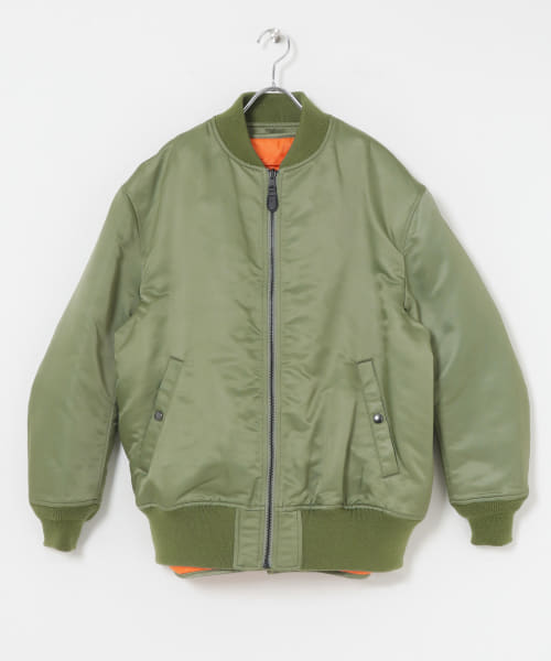 Scye　Nylon Cotton Bomber Jacket