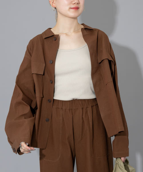 Audrey and John Wad　BDU TYPE シャツブルゾン
