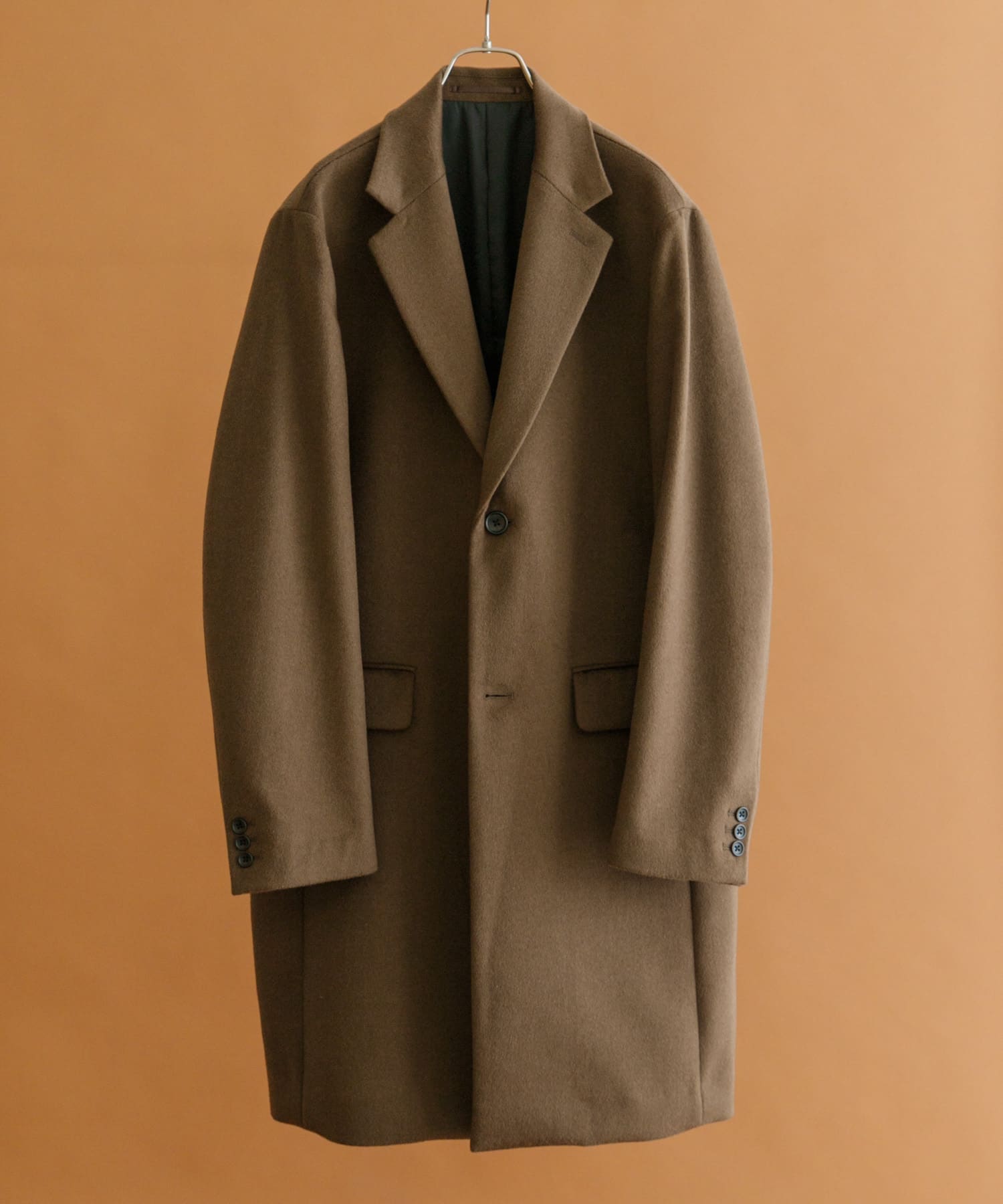 URBAN RESEARCH DOORS ふさわしかっ チェスターコート ブラウン