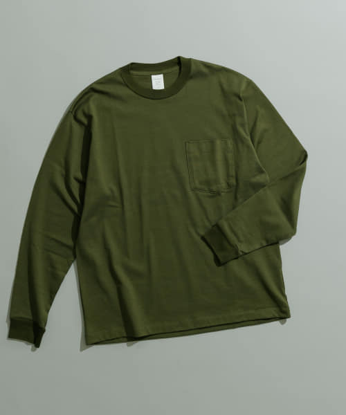 ミリタリーポケットロングスリーブTシャツ