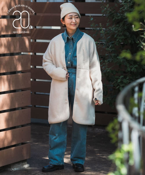 『別注』snow peak apparel×DOORS　20th ボアロングジャケット
