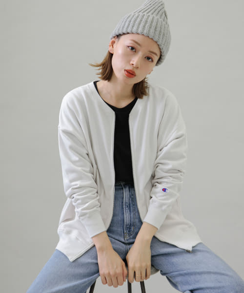 『別注』Champion×Sonny Label　裏毛スウェットブルゾン