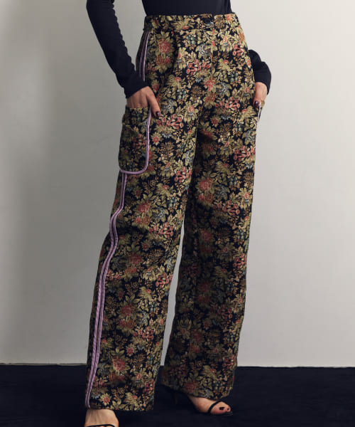 &her　Jacquard Pants