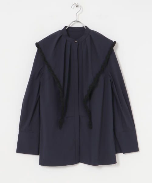 RUMCHE　Bond Yarn Collar Blouse