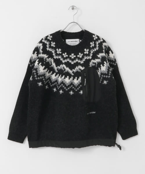 and wander　lopi knit sweater