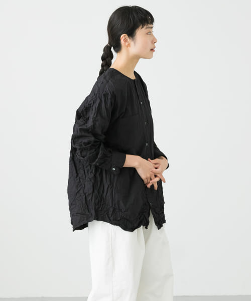 Vas-Y Lentement　CREW NECK LS OVERSIZED SHIRTS