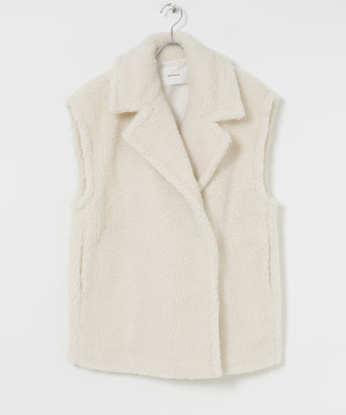 ADAWAS　FAKE MOUTON GILET
