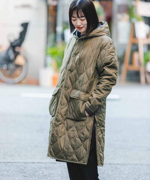 TAION　MILITARY HOOD DOWN COAT
