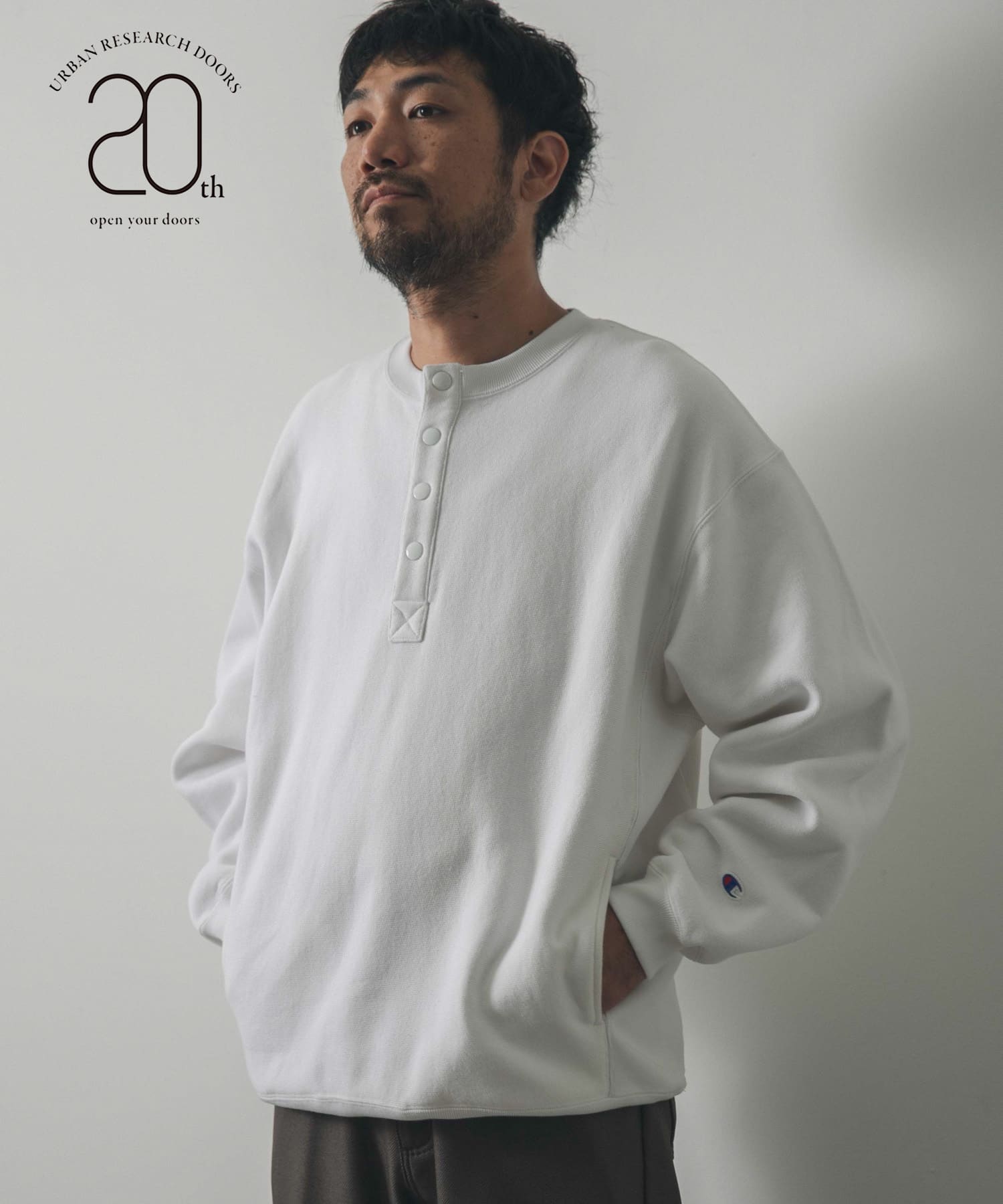 別注』Champion×DOORS 20th RW HALF SNAP CREW[C8-Y025-DM37]｜URBAN  RESEARCH公式ファッション通販