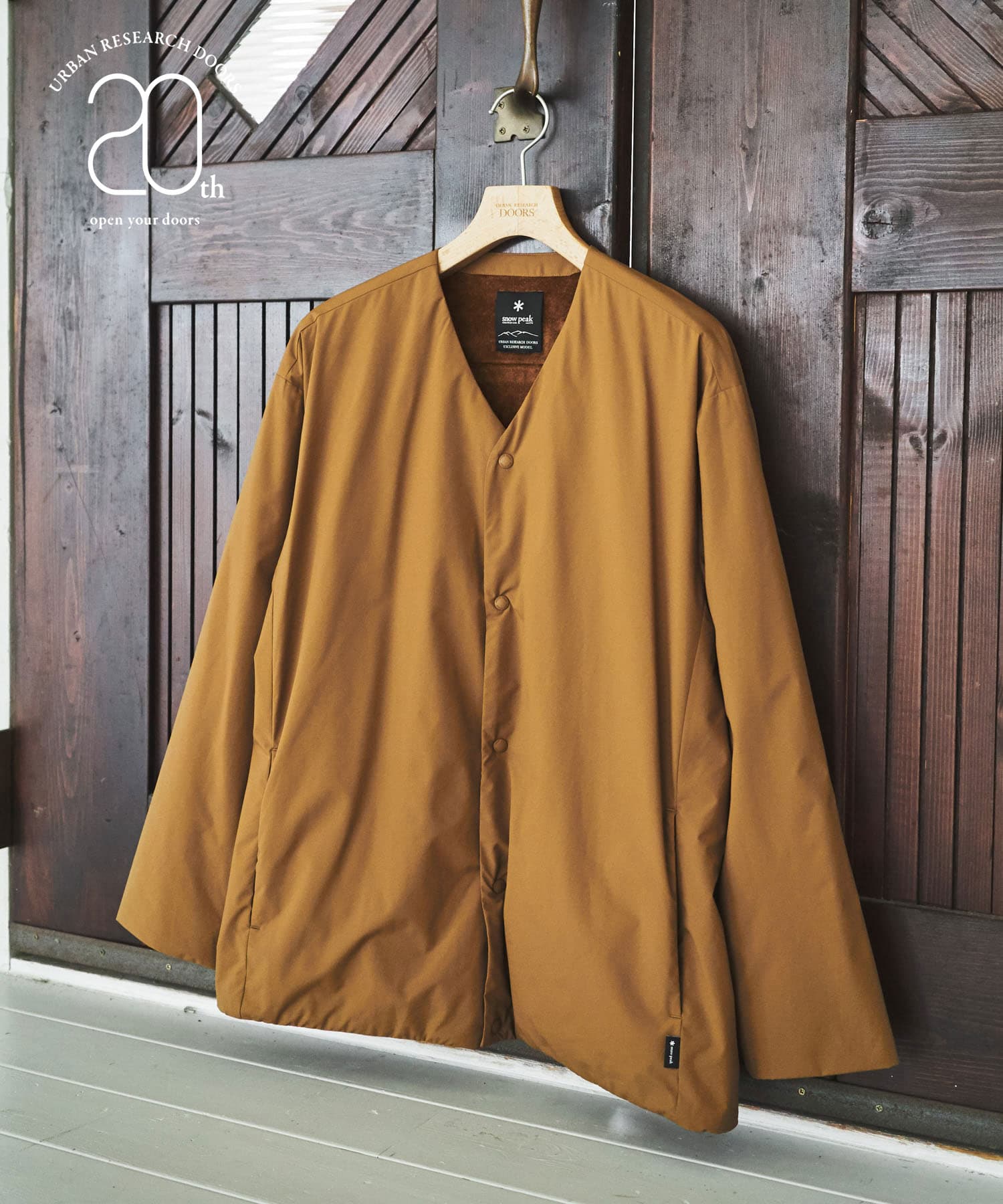 別注』Snow Peak Apparel×DOORS 20th Octa 2wayCardigan[URJK23AU701DM37]｜URBAN  RESEARCH公式ファッション通販