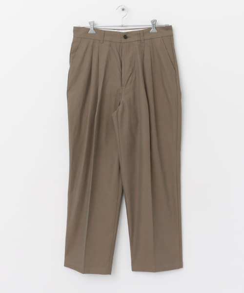STILL BY HAND　Deep tuck pressed pants