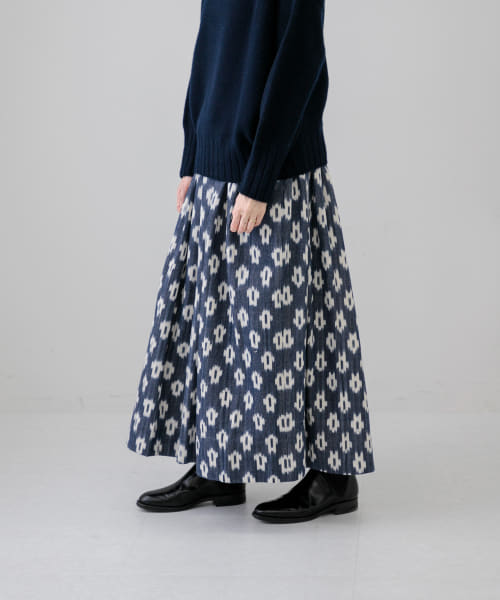 Khadi&co.　CEZANNE Ikat Oval Skirt