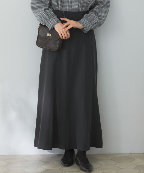 ハイウエストナローフレアスカート