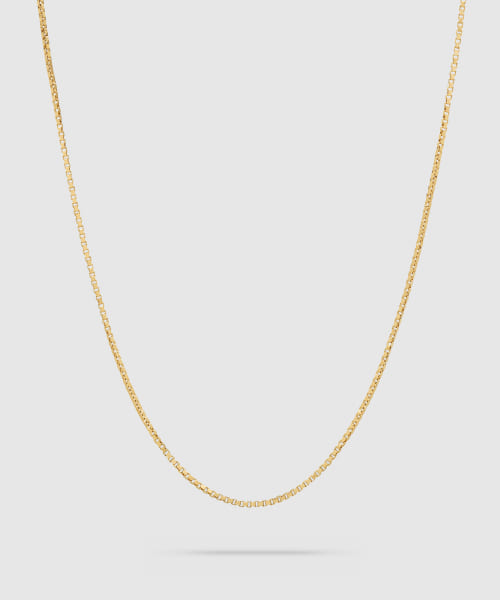 TOM WOOD　Square Chain Gold Necklace