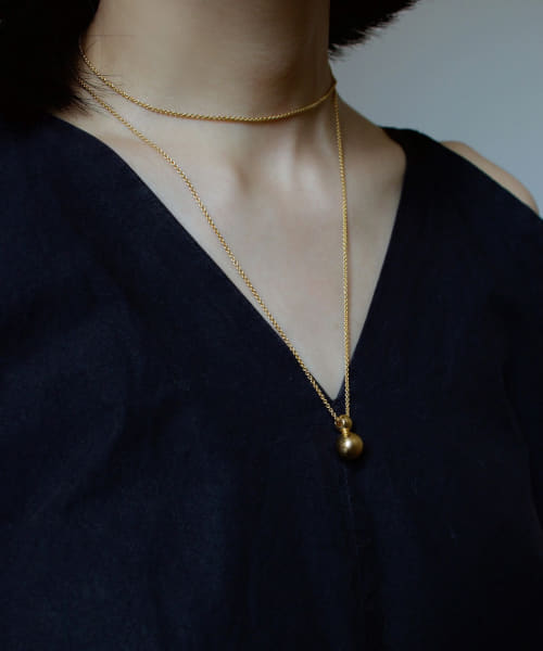 『別注』Naotokojima×URBAN RESEARCH　long ball necklace
