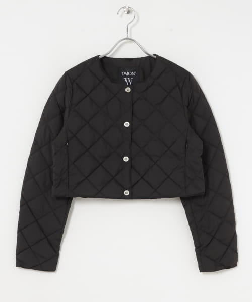 TAION　BUTTON SHORT DOWNJACKET