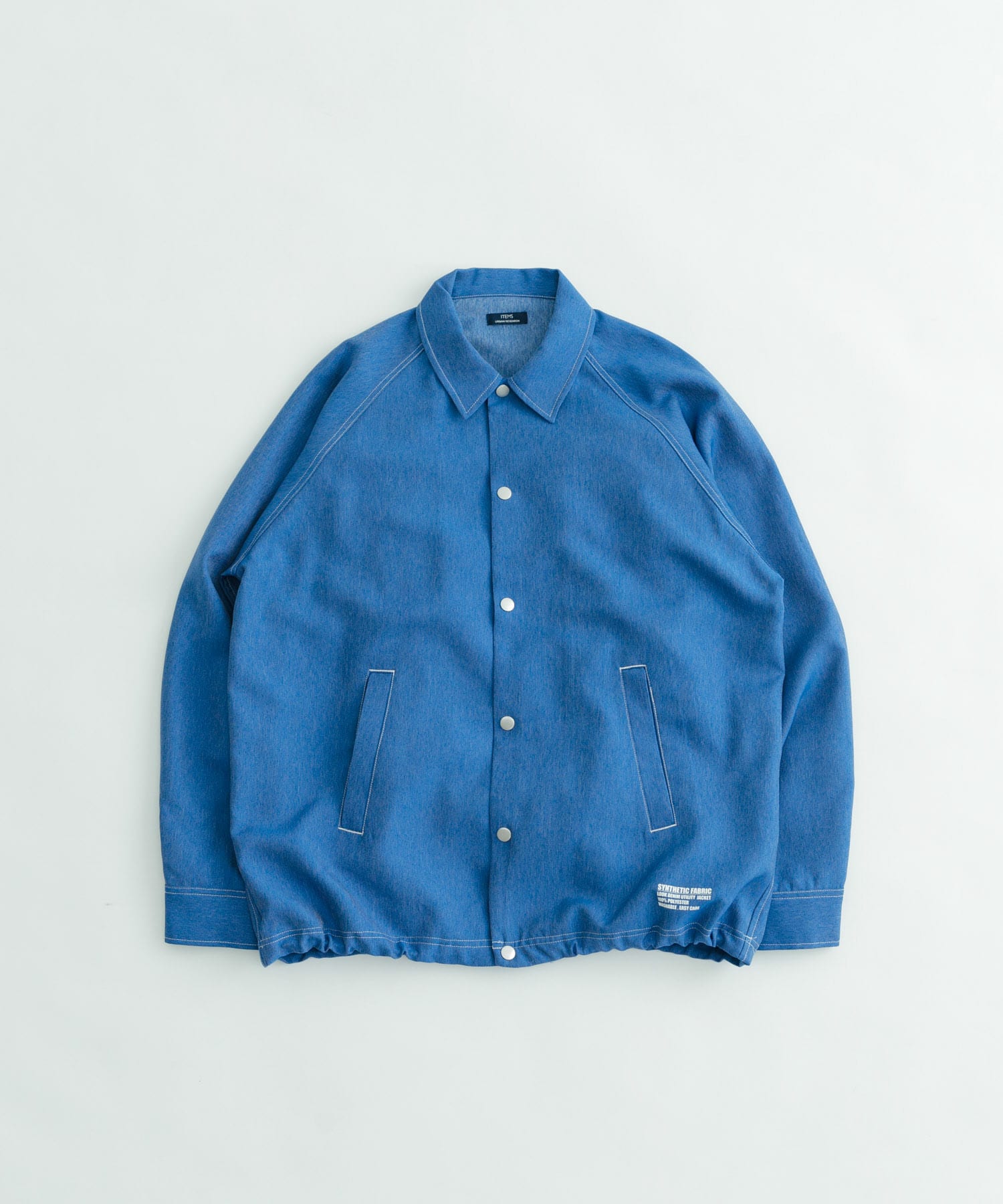イージーケア/UVカット』シンセティックデニム コントラステッチコーチジャケット[IT44-17C014]｜URBAN  RESEARCH公式ファッション通販