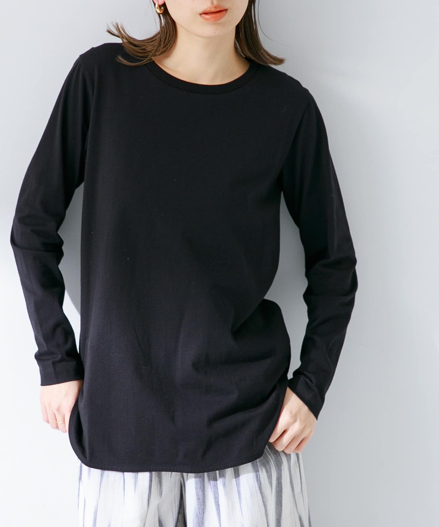 ベーシックヘムレイヤーラウンドロングスリーブTシャツ[LA44-21R003]｜URBAN RESEARCH公式ファッション通販