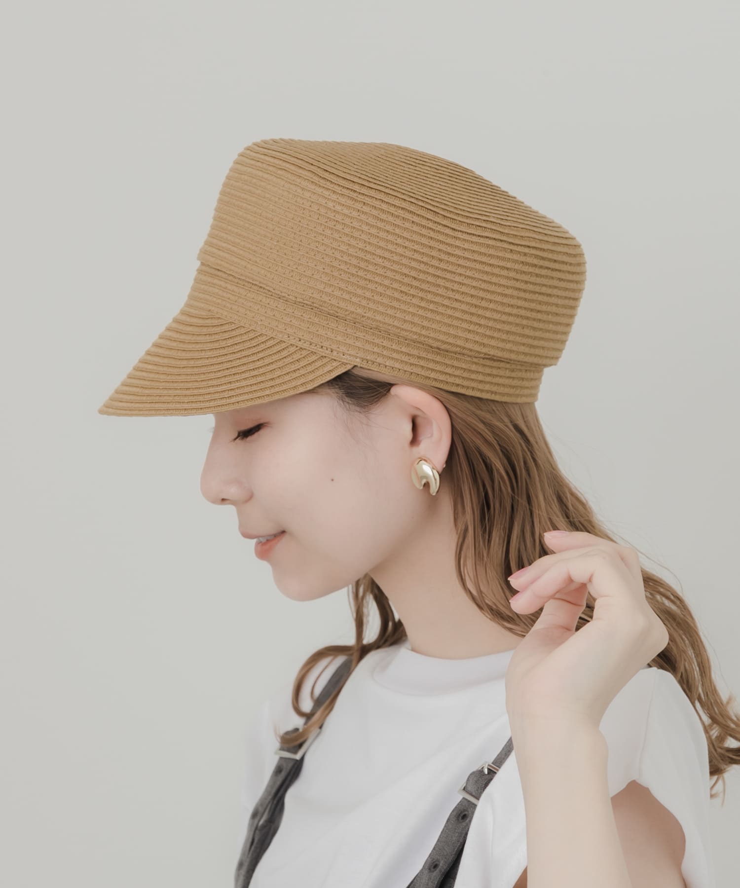 yori ☆ ウールキャスケット 2022AW ベージュ 55（GOBELIN JACQUARD EIGHT-CONTACT CUT OFF  CASQUETTE(M Beige): S'YTE｜THE SHOP YOHJI YAMAMOTO）